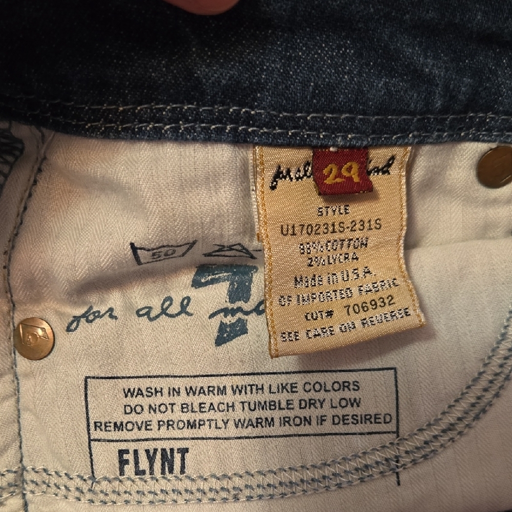 Women's 7 For All Man Kind Jeans Sz 29 - Picture 3 of 7